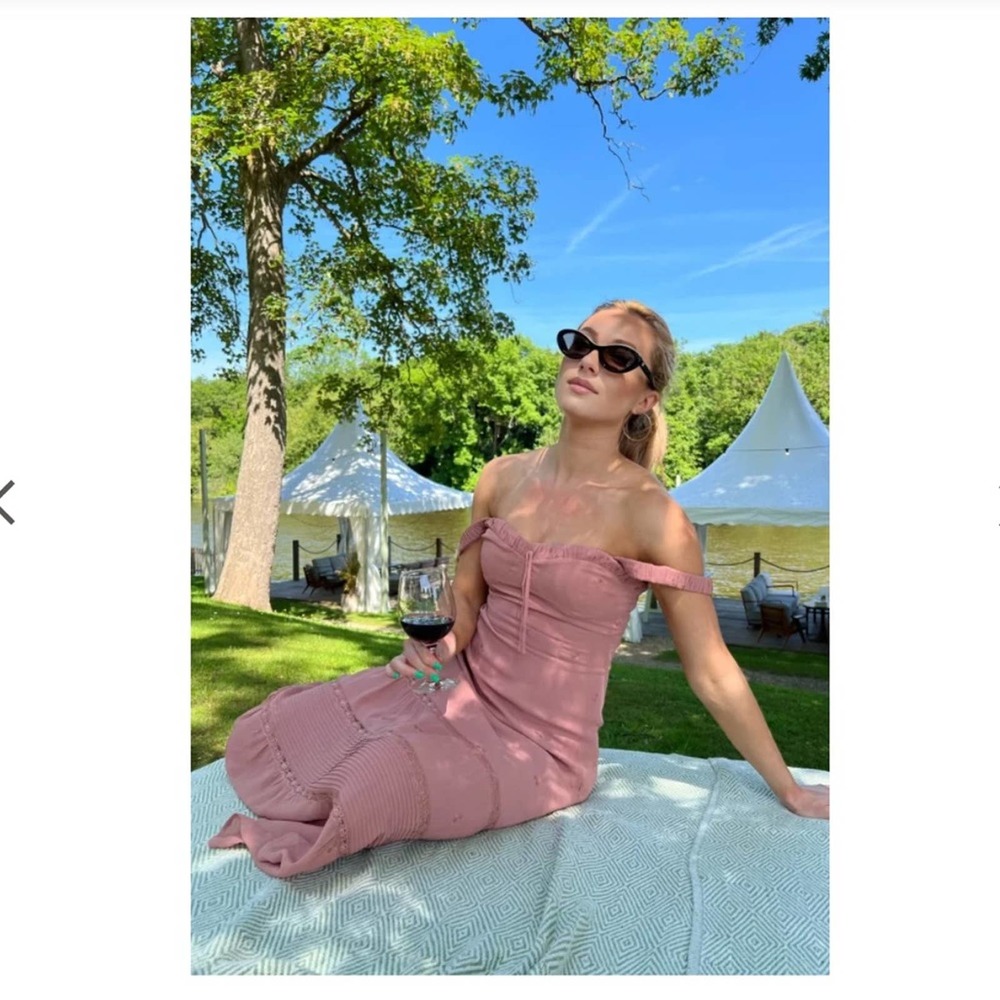 NWT Reformation Cotta Midi Dress in Praline